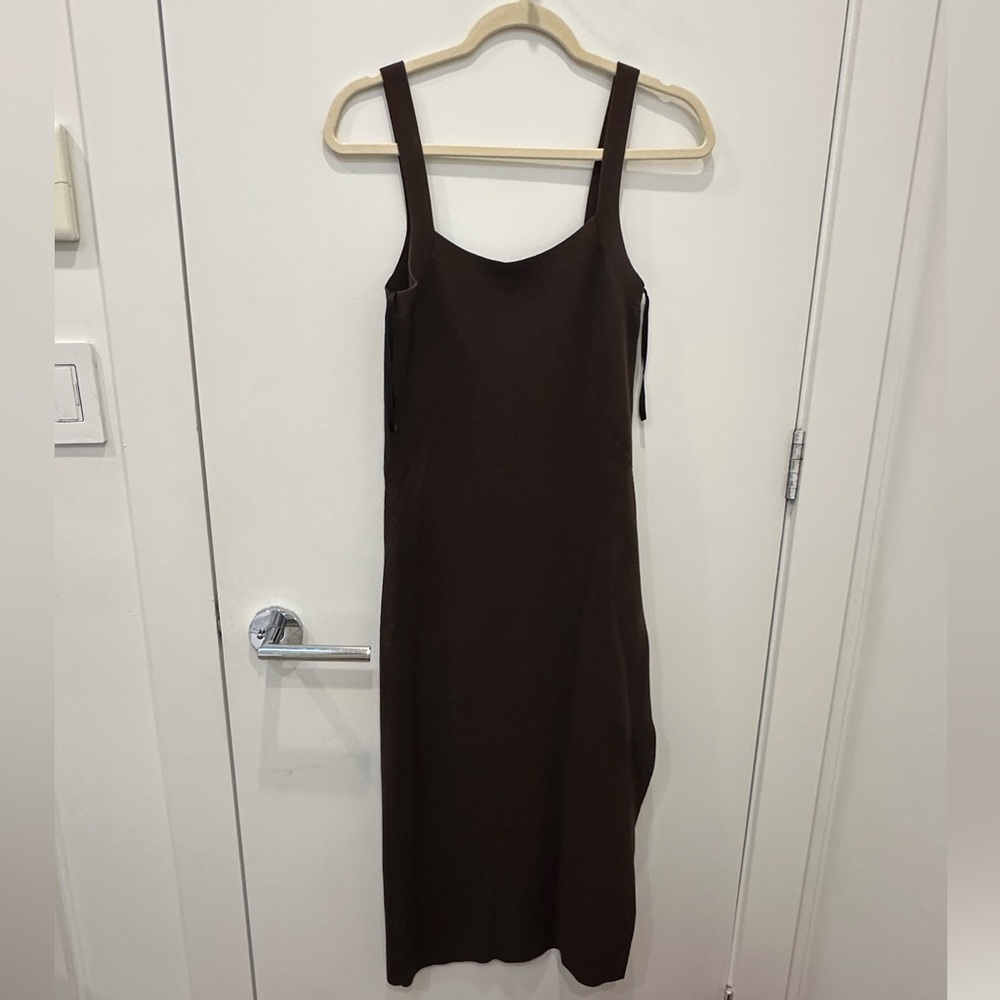 Aritzia Babaton Brown Midi Dress - Gem